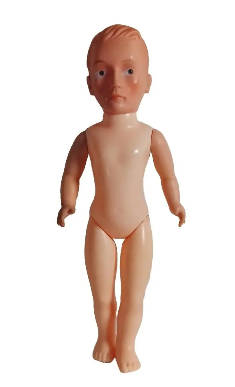 Vintage Crolly Male Doll Rubber Face Arms Ireland 10